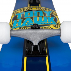 Skateboard Tony Hawk SS 180+ Badge Logo Blue/Yellow 7.5inch - Img 3