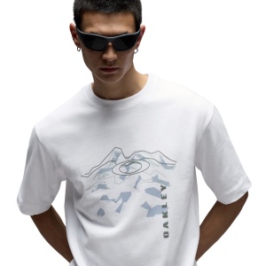 Tricou Oakley MTN Ridge White - Img 5