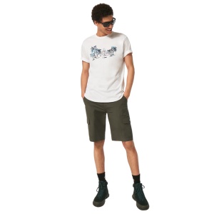 Tricou Oakley Palm Beach B1B White - Img 5