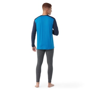 Bluza Corp Smartwool Classic All-Season Merino Crew Boxed Laguna Blue/Deep Navy 24/25 - Img 2