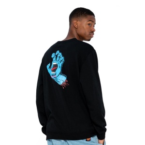Bluza Santa Cruz Screaming Hand Chest Crew Black - Img 2