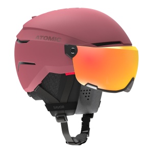 Casca Atomic Savor Visor Stereo Maroon - Img 2