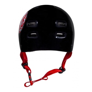 Casca Bullet x Santa Cruz Eyeball Youth Gloss Black - Img 3