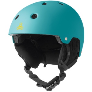 Casca Triple 8 Brainsaver Snow Audio Teal Rubber