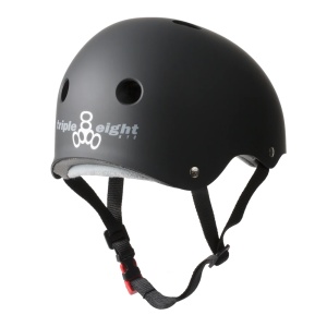 Casca Triple 8 Certified Sweatsaver Black Rubber - Img 2