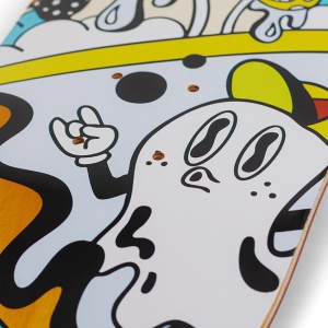 Deck Skateboard Enuff Designer Meltworld Confused 7.75inch - Img 5