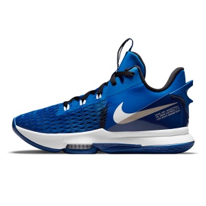 Ghete Baschet Nike Lebron Witness V Game Royal/Black/White - Img 1