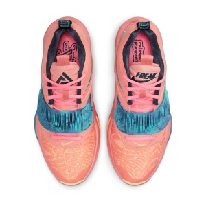 Ghete Baschet Nike Zoom Freak 3 Crimson Bliss/Dynamic Turquoise/Melon Tint/Thunder Blue - Img 6