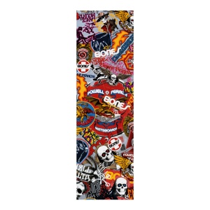 Griptape Skateboard Powell Peralta OG Stickers White
