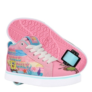 Heelys x SpongeBob Racer 20 Mid Poweder Pink/Aqua - Img 1