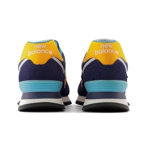 Incaltaminte New Balance 574 Blue Navy/Yellow - Img 5