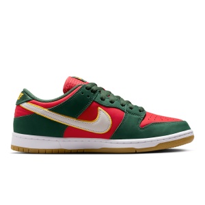 Incaltaminte Nike SB Dunk Low Pro Prm Fir/White/University Gold/Fire Red - Img 3
