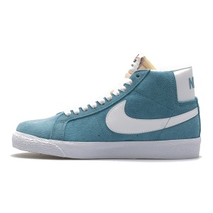 Incaltaminte Nike SB Zoom Blazer Mid Cerulean/White - Img 1