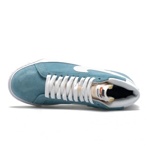Incaltaminte Nike SB Zoom Blazer Mid Cerulean/White - Img 3