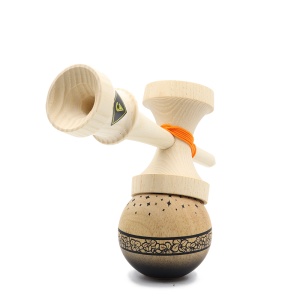 Kendama USA Craft Luna Shape Triple Burn Line Ash - Img 2