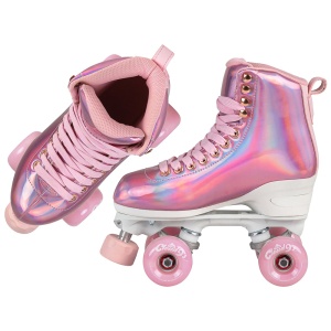 Patine cu rotile Chaya Melrose Elite Space Pink Holographic - Img 6