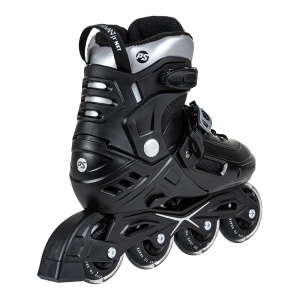 Role copii Powerslide Kids Khaan Junior NXT Black/Silver - Img 3