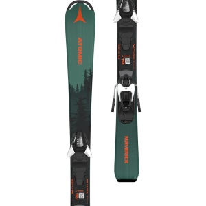 Schiuri Atomic Maverick JR 100-120 + legaturi C 5 GW Dark Green/Black 24/25 - Img 5