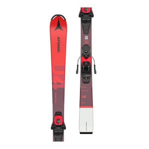 Schiuri Atomic Redster J4 140-160 + legaturi L 6 GW Red/Silver 22/23 - Img 2