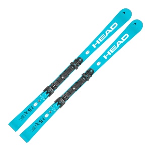 Schiuri Head Worldcup Rebels e-SL Pro Blue/White + legaturi Freeflex 14 Gw W24 - Img 1