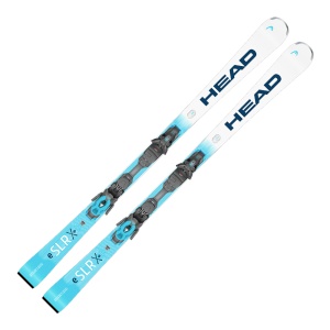 Schiuri Head Worldcup Rebels e-SLR White/Speed Blue + legaturi PR 11 Gw 25/26