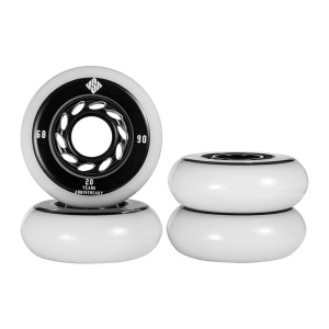 Set 4 roti agresive USD Team 68mm/90A Black/White - Img 3