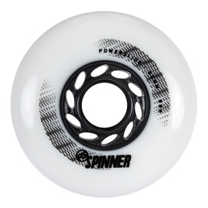 Set 4 roti Powerslide Spinner White 80mm/88A - Img 1