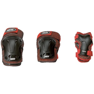 Set Protectii Roces ventilated 3 pack junior red/black JR