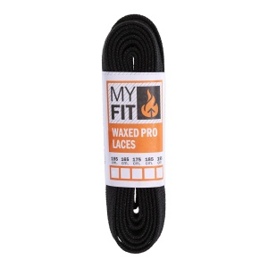 Sireturi MyFit Waxed Pro Black 140mm - Img 2