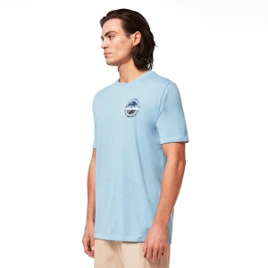 Tricou Oakley Inner Circle Stonewash Blue - Img 2