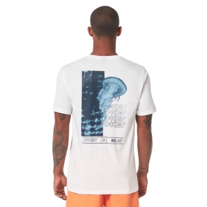 Tricou Oakley Jellyfish B1B Rc White - Img 3