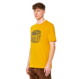 Tricou Oakley Winter Lines Amber Yellow - Img 3