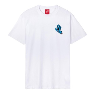 Tricou Santa Cruz Screaming Hand Chest White