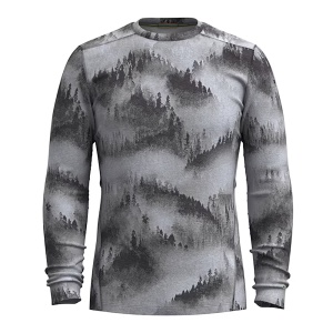 Bluza Corp Smartwool Classic Thermal Merino Crew Boxed Charcoal Foggy Pines 24/25 - Img 3