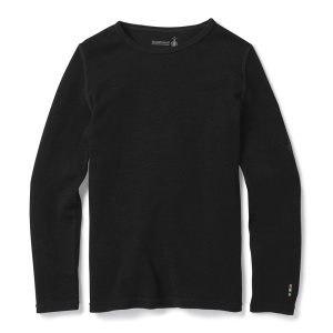 Bluza Corp Smartwool Kids Classic Thermal Merino Black 25/26