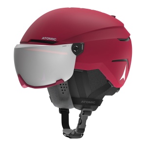Casca Atomic Savor Visor Stereo Dark Red - Img 1