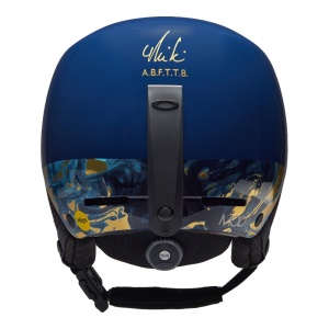 Casca Oakley pentru copii Mod1 Pro Youth Navy Graphic Gold - Img 3