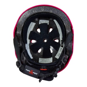 Casca Triple 8 Lil 8 Neon Pink - Img 3