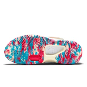Ghete Baschet Nike KD 14 Cashmere/White/Turquoise Blue/Multi-Colour - Img 3