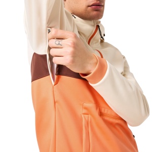 Hanorac Oakley TNP Nose Grab Softshell Arctic White/Soft Orange 23/24 - Img 4