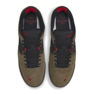Incaltaminte Nike SB Ishod Light Olive/Light Olive/Varsity Red/Black - Img 4