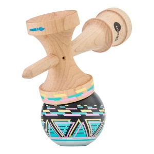 Kendama USA Pro Model Jet Shape Benjamin Brian Silk 80s - Img 4