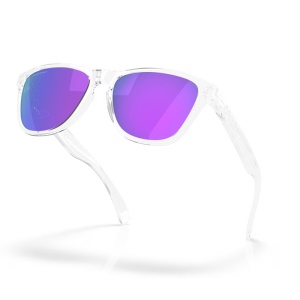 Ochelari de soare Oakley Frogskins S Polished Clear Prizm Violet - Img 4