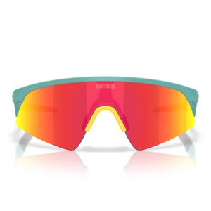 Ochelari de soare Oakley pentru copii Resistor Sweep Fortnite Fishstick Matte Pacific Prizm Ruby - Img 2
