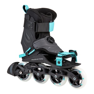 Role Powerslide Doop Urban 90 Black/Teal - Img 2