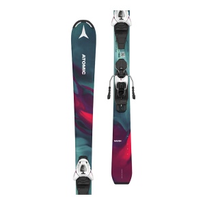 Schiuri Atomic Maven Girl 130-150 + legaturi L 6 GW Kakhi 22/23 - Img 2