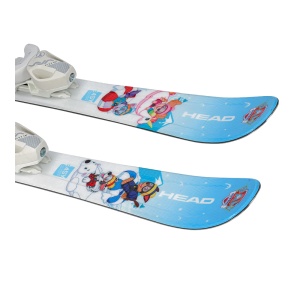 Schiuri Head Paw Patrol JRS Blue/White + legaturi Jrs 4.5 Gw Ca W24 - Img 2