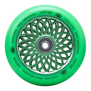 Set 2 roti Trotineta Root Lotus 110mm Radiant Green - Img 2
