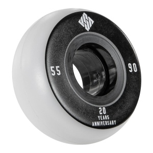 Set 4 roti agresive USD Team 55mm/90A Black/White - Img 2