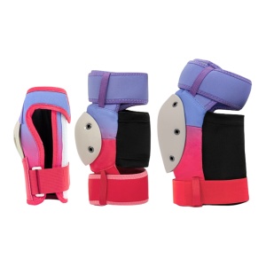 Set Protectii Rekd Triple Pad Fade Red/Violet - Img 2